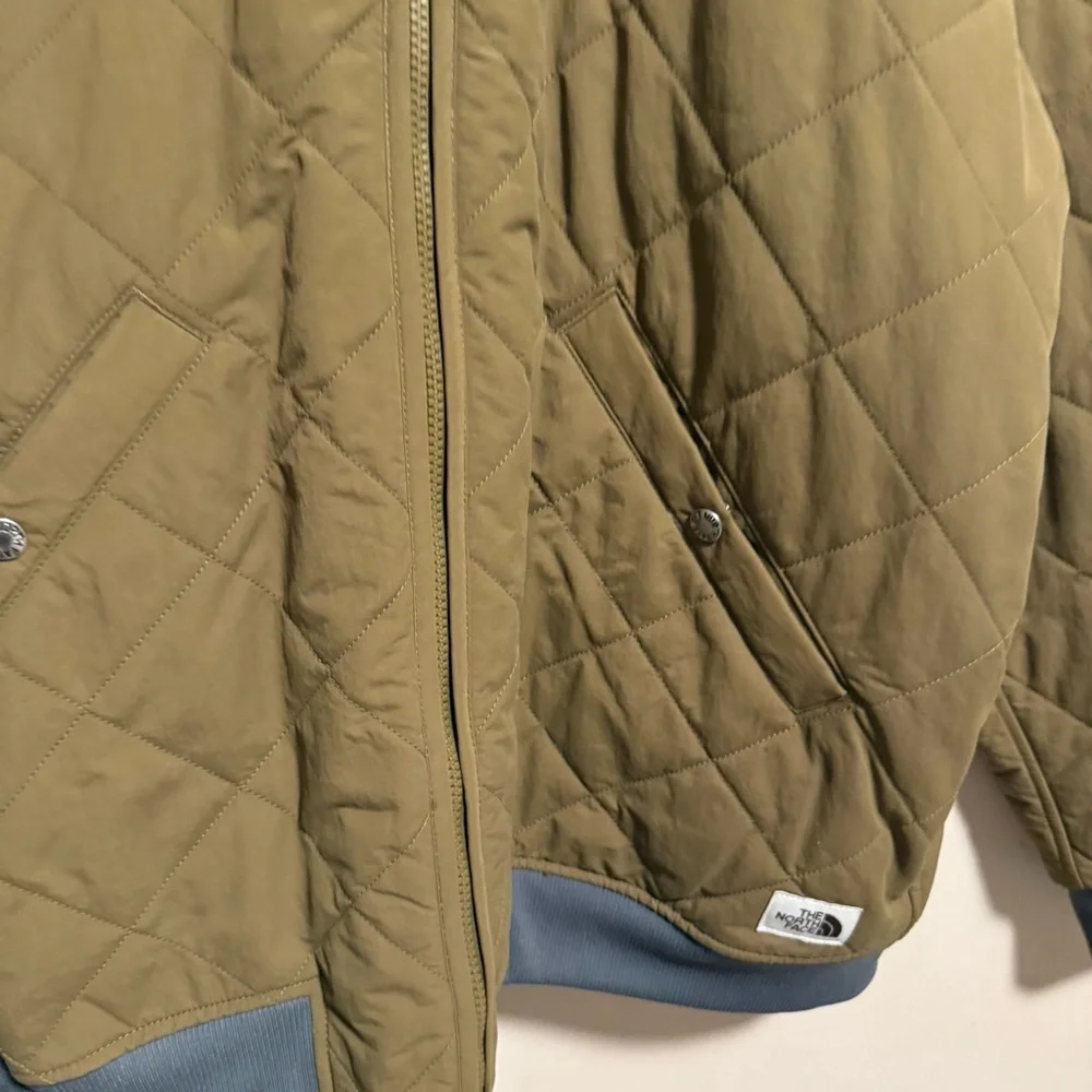 The North Face Cuchillo Full Zip Hooded Jacket Military Green Olive- Size XL